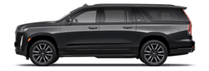 "Luxury Cadillac Escalade limousine for weddings, corporate events, and special occasions"