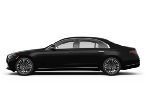 "Executive sedan with leather seating, climate control, and spacious interior, offering a comfortable and professional ride for business executives or small groups."
